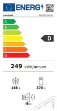 SAMSUNG RB53DG703DB1EO Alulfagyasztós hűtőszekrény, SmartThings, 538 L, No Frost, D energiaosztály, Fekete grafit Konyhai termékek - Hűtő, fagyasztó (szabadonálló) - Alulfagyasztós kombinált hűtő - 495764