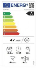 SAMSUNG WW80CGC04DAELE fehér elöltöltős mosógép Háztartás / Otthon / Kültér - Mosógép / szárítógép - Elöltöltős normál (60cm-ig) mosógép - 496823