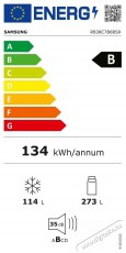 SAMSUNG RB38C7B6BS9/EF HŰTŐ ALULFAGYASZTÓS Konyhai termékek - Hűtő, fagyasztó (szabadonálló) - Alulfagyasztós kombinált hűtő - 499568