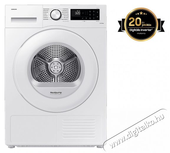 SAMSUNG DV80CGC2B0TELE hőszivattyús szárítógép Háztartás / Otthon / Kültér - Mosógép / szárítógép - Szárítógép - 496599