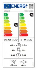 SAMSUNG WD90DG6B85BKU4 mosó-szárítógép Háztartás / Otthon / Kültér - Mosógép / szárítógép - Elöltöltős normál (60cm-ig) mosógép - 501463