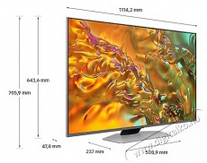 SAMSUNG 50 QE50Q80DATXXH 4K UHD Smart QLED TV Televíziók - LED televízió - UHD 4K felbontású - 501112