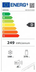 SAMSUNG RB53DG703DS9EO alulfagyasztós hűtőszekrény Konyhai termékek - Hűtő, fagyasztó (szabadonálló) - Alulfagyasztós kombinált hűtő - 502666
