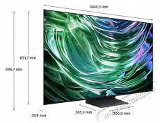 SAMSUNG QE65S90DATXXH televízió, 163 cm, OLED, 4K UHD, Smart TV Televíziók - LED televízió - UHD 4K felbontású - 501002