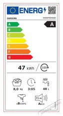 SAMSUNG WW80T854DBX/S6 elöltöltős mosógép Háztartás / Otthon / Kültér - Mosógép / szárítógép - Elöltöltős normál (60cm-ig) mosógép - 364036
