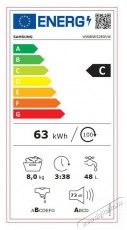 SAMSUNG WW8NK52E0VW/LE AddWash elöltöltős mosógép Háztartás / Otthon / Kültér - Mosógép / szárítógép - Elöltöltős keskeny (45cm-ig) mosógép - 363992