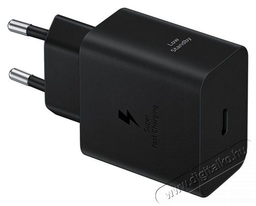 SAMSUNG EP-T4511NBEGEU 45W Type-C fekete hálózati adapter Háztartás / Otthon / Kültér - Világítás / elektromosság - Hálózati elosztó / hosszabbító / adapter - 508689