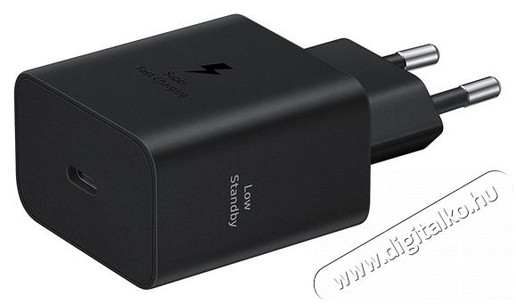 SAMSUNG EP-T4511NBEGEU 45W Type-C fekete hálózati adapter Háztartás / Otthon / Kültér - Világítás / elektromosság - Hálózati elosztó / hosszabbító / adapter - 508689