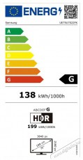 SAMSUNG UE75U7022FKXXH 189cm-es Crystal UHD 4K Smart TV Televíziók - LED televízió - UHD 4K felbontású - 506143