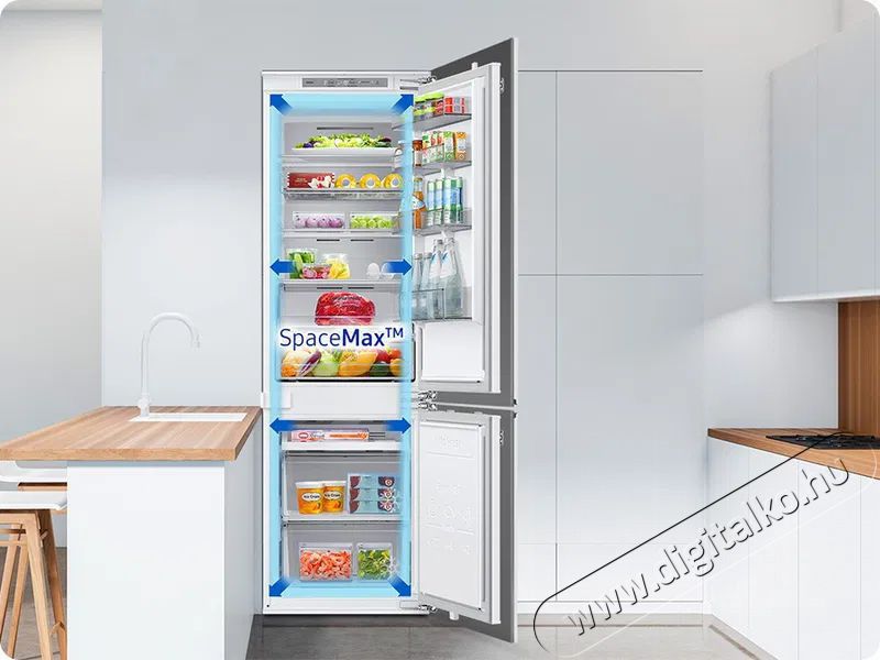 SAMSUNG BRB70F30BES0EO Konyhai term&eacute;kek - Hűtő, fagyaszt&oacute; (be&eacute;p&iacute;thető) - Alulfagyaszt&oacute;s kombin&aacute;lt hűtő - 509293