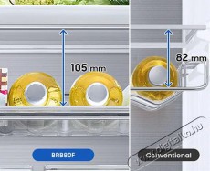 SAMSUNG BRB70F30BES0EO Konyhai term&eacute;kek - Hűtő, fagyaszt&oacute; (be&eacute;p&iacute;thető) - Alulfagyaszt&oacute;s kombin&aacute;lt hűtő - 509293