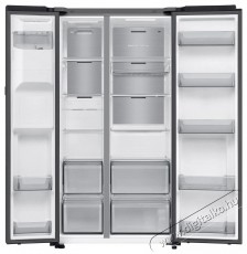 SAMSUNG RS90F64EEFEO Konyhai termékek - Hűtő, fagyasztó (szabadonálló) - Amerikai típusú Side By Side hűtő - 509386