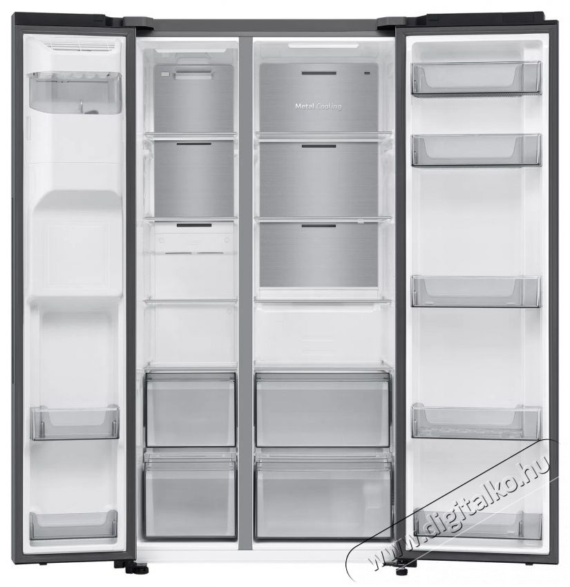 SAMSUNG RS70F64KDTEO Konyhai term&eacute;kek - Hűtő, fagyaszt&oacute; (szabadon&aacute;ll&oacute;) - Amerikai t&iacute;pus&uacute; Side By Side hűtő - 515779