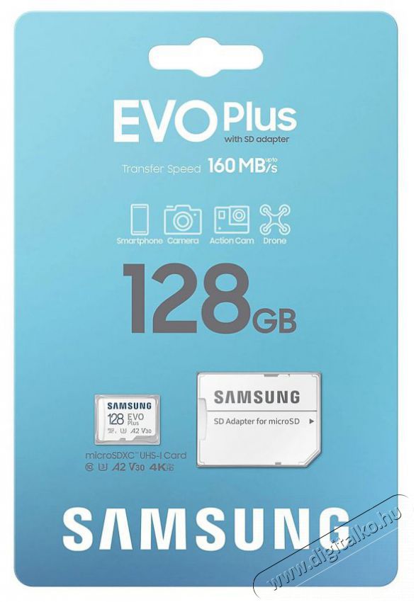 SAMSUNG MB-MC128SA/EU MEM&Oacute;RIAK&Aacute;RTYA Mem&oacute;ria k&aacute;rtya / Pendrive - MicroSD / MicroSDHC k&aacute;rtya - 517551