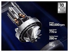 SAMSUNG VS80F28DFP/GE Bespoke AI Jet Lite complete Háztartás / Otthon / Kültér - Porszívó / takarítógép - Kézi / álló porszívó - 519130