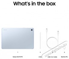 SAMSUNG Galaxy Tab S10 FE 5G 8GB/128GB Blue tablet Mobil / Kommunikáció / Smart - Tablet - Android tablet - 521332