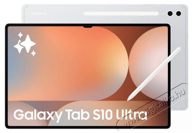SAMSUNG Galaxy Tab S10 Ultra WiFi 12GB / 256GB Platinum Silver tablet Mobil / Kommunikáció / Smart - Tablet - Android tablet - 521341