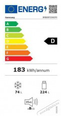 SAMSUNG BRB80F30ADF0EO Beépíthető alulfagyasztós kombinált hűtő Konyhai termékek - Hűtő, fagyasztó (beépíthető) - Alulfagyasztós kombinált hűtő - 527923