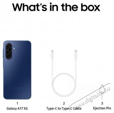 SAMSUNG Galaxy A17 5G 4GB / 128GB Dark Blue Mobil / Kommunikáció / Smart - Okostelefon - Android - 527933