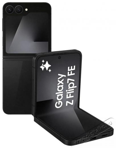 SAMSUNG Galaxy Z Flip7 FE 8GB / 128GB Black Mobil / Kommunikáció / Smart - Okostelefon - Android - 527982