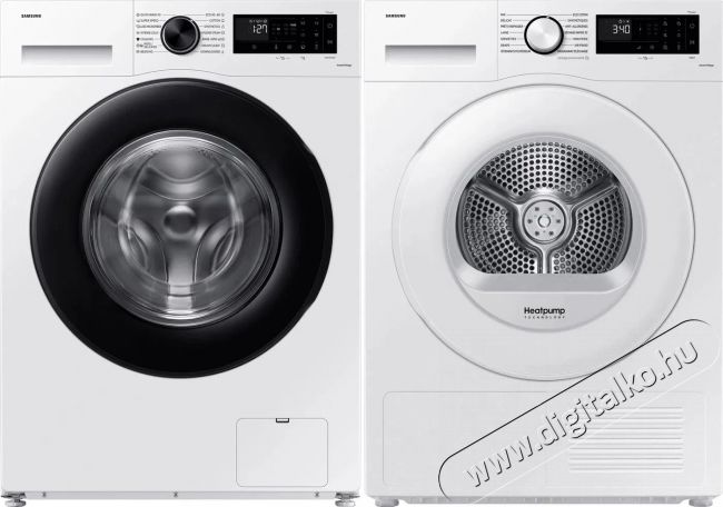 SAMSUNG WW11DG5B25AELE + DV90DG52A0TELE Mos&oacute;g&eacute;p/Sz&aacute;r&iacute;t&oacute;g&eacute;p szett H&aacute;ztart&aacute;s / Otthon / K&uuml;lt&eacute;r - Mos&oacute;g&eacute;p / sz&aacute;r&iacute;t&oacute;g&eacute;p - Mos&oacute;-sz&aacute;r&iacute;t&oacute;g&eacute;p - 527929