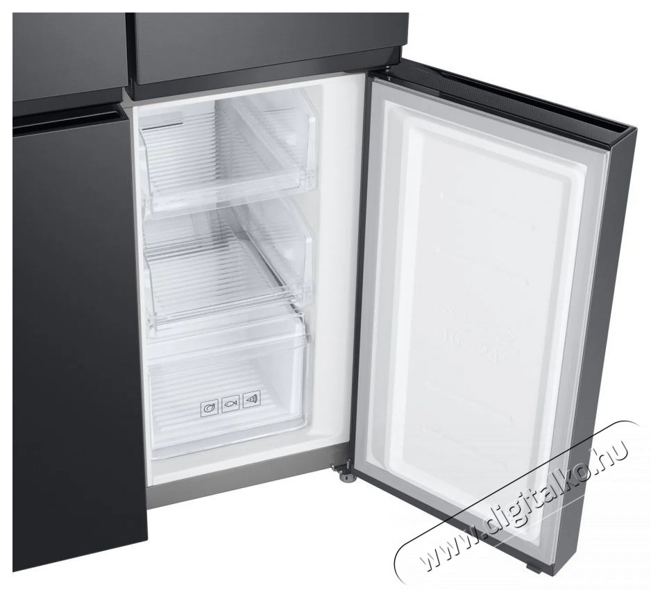 SAMSUNG RF48A400EB4/EO Konyhai term&eacute;kek - Hűtő, fagyaszt&oacute; (szabadon&aacute;ll&oacute;) - Amerikai t&iacute;pus&uacute; Side By Side hűtő - 529987