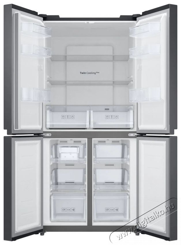 SAMSUNG RF48A400EB4/EO Konyhai term&eacute;kek - Hűtő, fagyaszt&oacute; (szabadon&aacute;ll&oacute;) - Amerikai t&iacute;pus&uacute; Side By Side hűtő - 529987