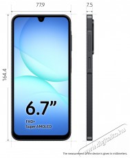 SAMSUNG Galaxy A17 5G 8GB / 256GB Black Mobil / Kommunikáció / Smart - Okostelefon - Android - 521314