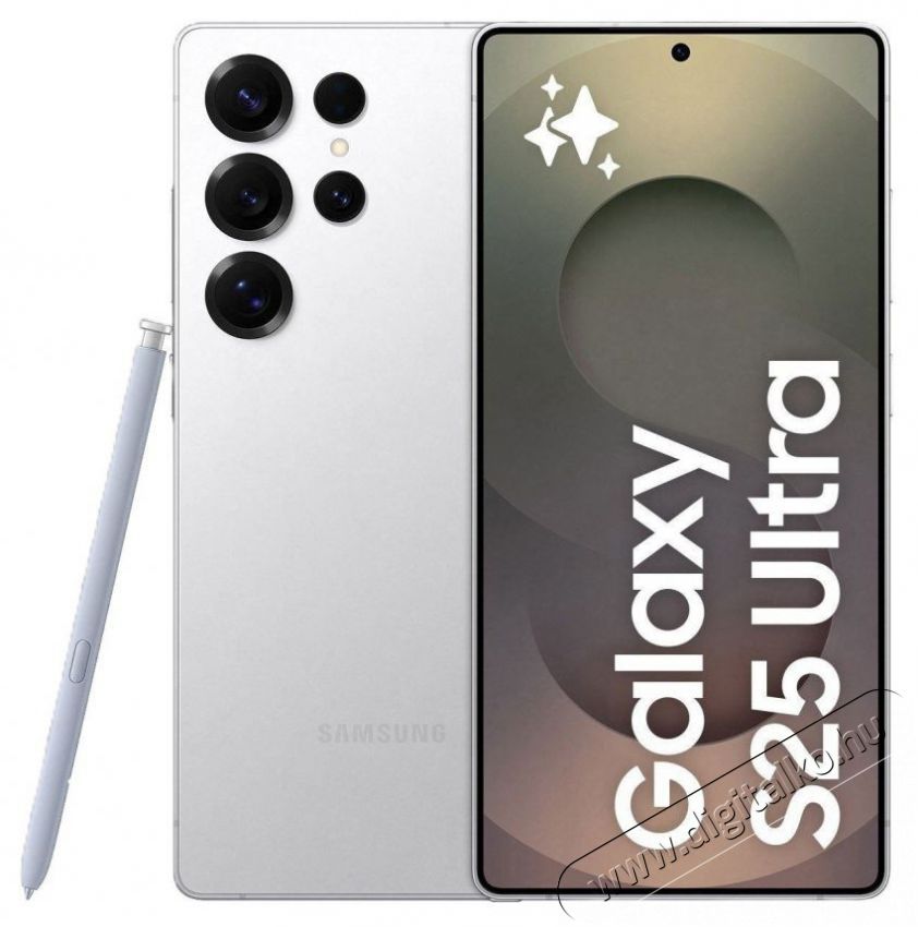 SAMSUNG Galaxy S25 Ultra 12GB/256GB Feh&eacute;res sz&uuml;rke tit&aacute;n Mobil / Kommunik&aacute;ci&oacute; / Smart - Okostelefon - Android - 521313