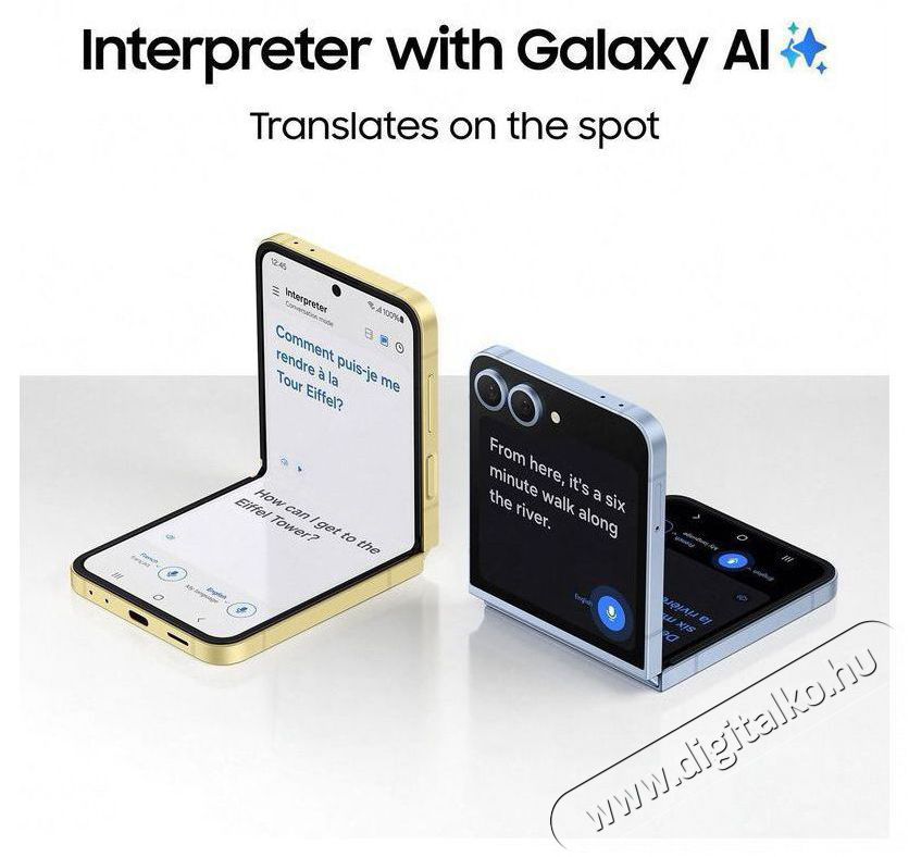 SAMSUNG Galaxy Z Flip6 12GB/256GB S&aacute;rga Mobil / Kommunik&aacute;ci&oacute; / Smart - Okostelefon - Android - 521316