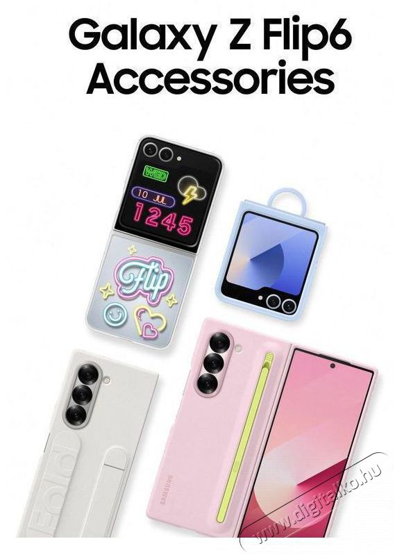 SAMSUNG Galaxy Z Flip6 12GB/256GB S&aacute;rga Mobil / Kommunik&aacute;ci&oacute; / Smart - Okostelefon - Android - 521316