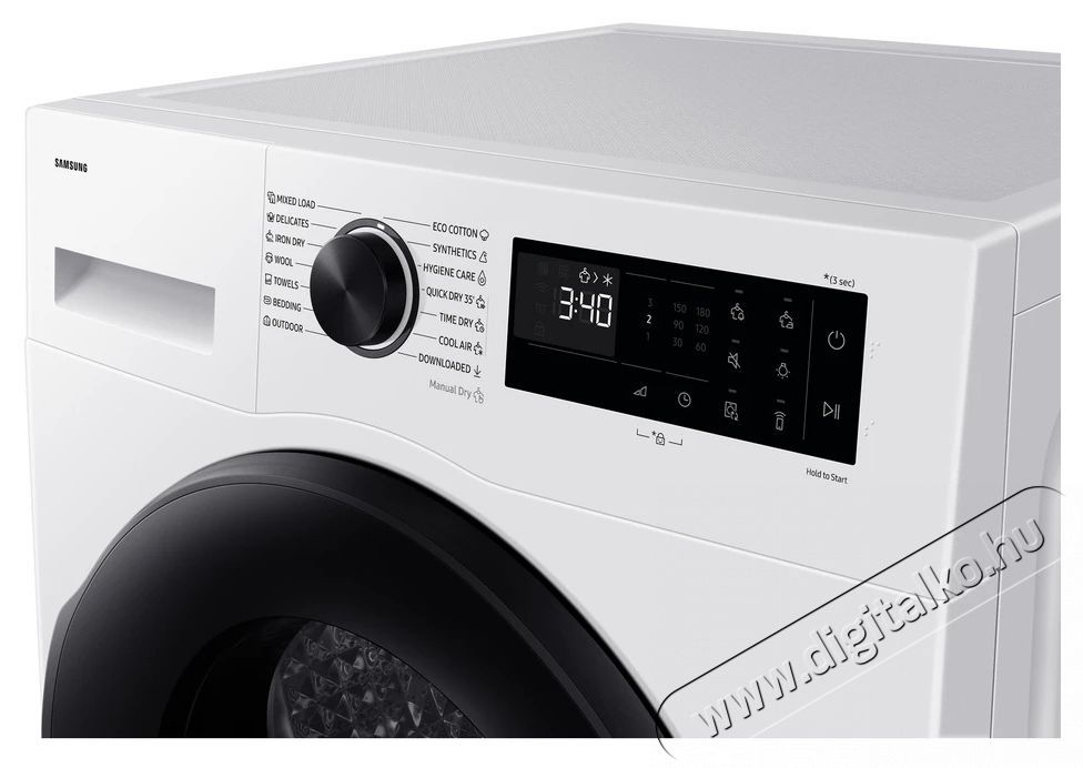 SAMSUNG DV90DG52A0AELE Sz&aacute;r&iacute;t&oacute;g&eacute;p hőszivatty&uacute;s technol&oacute;gi&aacute;val 9 kg, Feh&eacute;r H&aacute;ztart&aacute;s / Otthon / K&uuml;lt&eacute;r - Mos&oacute;g&eacute;p / sz&aacute;r&iacute;t&oacute;g&eacute;p - Sz&aacute;r&iacute;t&oacute;g&eacute;p - 531471