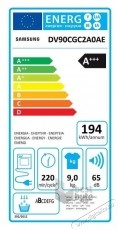 SAMSUNG DV90DG52A0AELE Sz&aacute;r&iacute;t&oacute;g&eacute;p hőszivatty&uacute;s technol&oacute;gi&aacute;val 9 kg, Feh&eacute;r H&aacute;ztart&aacute;s / Otthon / K&uuml;lt&eacute;r - Mos&oacute;g&eacute;p / sz&aacute;r&iacute;t&oacute;g&eacute;p - Sz&aacute;r&iacute;t&oacute;g&eacute;p - 531471