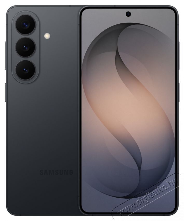 SAMSUNG Galaxy S26 Mobiltelefon, Dual SIM, 12 GB RAM, 256 GB, 5G, Fekete Mobil / Kommunik&aacute;ci&oacute; / Smart - Okostelefon - Android - 533726