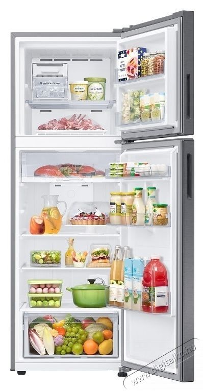 SAMSUNG RT35CG5644S9EO Kombin&aacute;lt hűtőszekr&eacute;ny, 348 l, No Frost, All Around Cooling, Optimal Fresh+, WiFi SmartThings, Digit&aacute;lis Inverter, E energiaoszt&aacute;ly, M 171 cm, Inox Konyhai term&eacute;kek - Hűtő, fagyaszt&oacute; (be&eacute;p&iacute;thető) - Fel&uuml;lfagyaszt&oacute;s kombin&aacute;lt hűtő - 535685