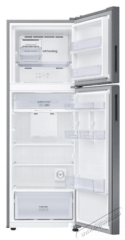 SAMSUNG RT35CG5644S9EO Kombin&aacute;lt hűtőszekr&eacute;ny, 348 l, No Frost, All Around Cooling, Optimal Fresh+, WiFi SmartThings, Digit&aacute;lis Inverter, E energiaoszt&aacute;ly, M 171 cm, Inox Konyhai term&eacute;kek - Hűtő, fagyaszt&oacute; (be&eacute;p&iacute;thető) - Fel&uuml;lfagyaszt&oacute;s kombin&aacute;lt hűtő - 535685