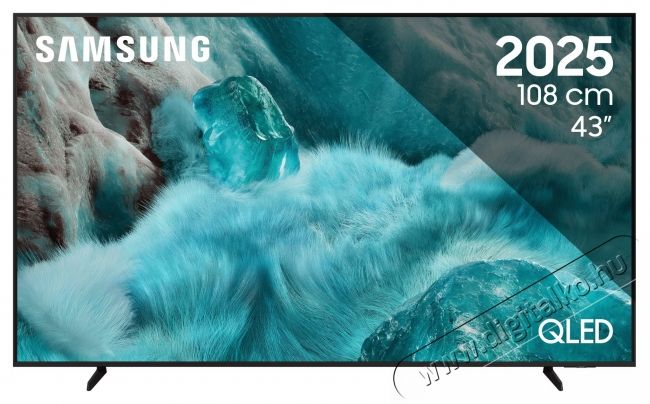 SAMSUNG 43Q7F2 QLED telev&iacute;zi&oacute;, 108 cm, Smart, 4K Ultra HD, G energiaoszt&aacute;ly (2025-&ouml;s modell) Telev&iacute;zi&oacute;k - LED telev&iacute;zi&oacute; - UHD 4K felbont&aacute;s&uacute; - 535698