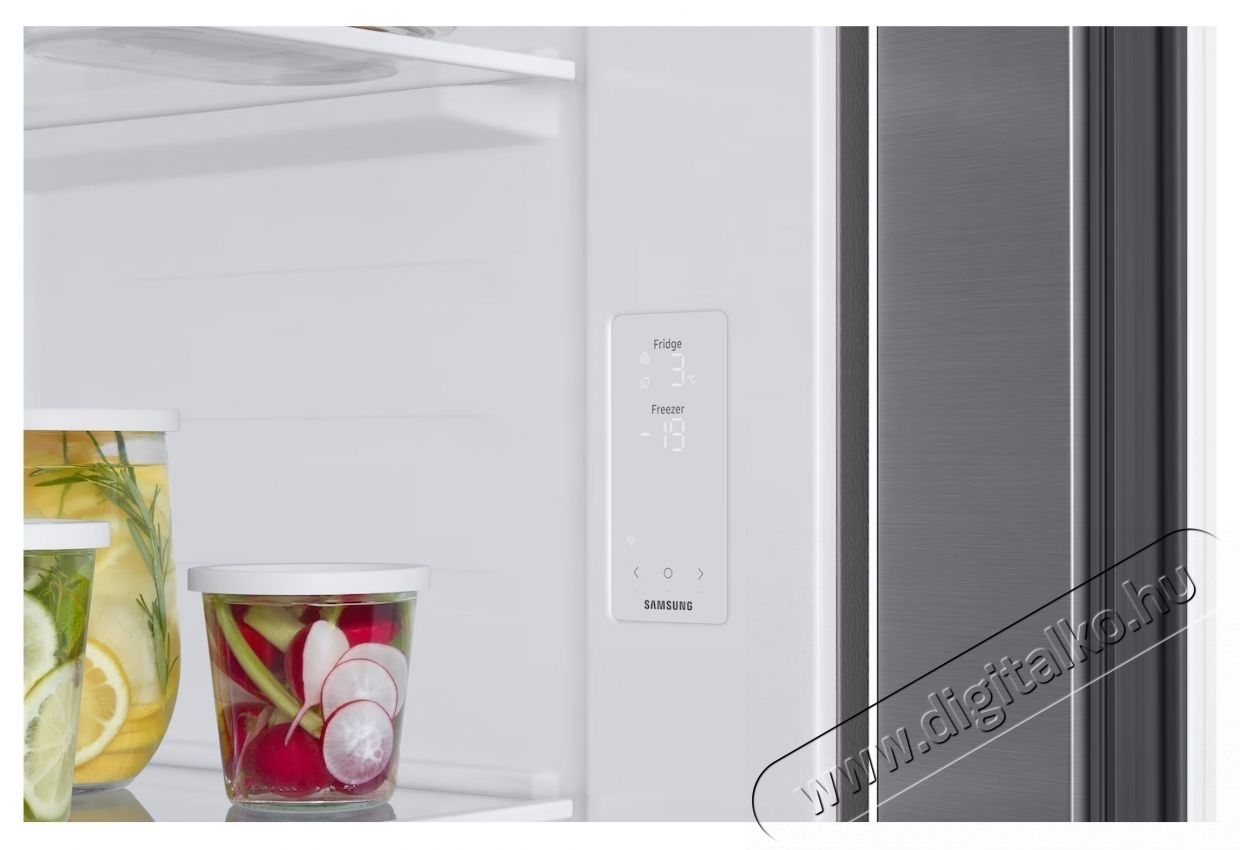 SAMSUNG RS57DG410EM9EO side by side hűtő Konyhai term&eacute;kek - Hűtő, fagyaszt&oacute; (szabadon&aacute;ll&oacute;) - Amerikai t&iacute;pus&uacute; Side By Side hűtő - 535691