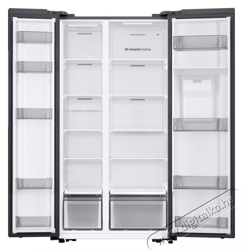 SAMSUNG RS57DG410EM9EO side by side hűtő Konyhai term&eacute;kek - Hűtő, fagyaszt&oacute; (szabadon&aacute;ll&oacute;) - Amerikai t&iacute;pus&uacute; Side By Side hűtő - 535691