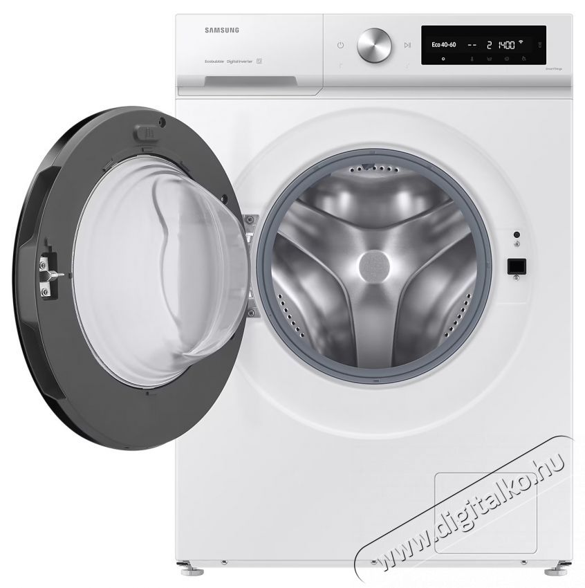 SAMSUNG Bespoke AI WW90DB7U34GWU4 Mos&oacute;g&eacute;p, 9 kg, 1400 ford./perc, A energiaoszt&aacute;ly, AI Ecobubble, Quick Bubble 39 perc, AI Control, Feh&eacute;r H&aacute;ztart&aacute;s / Otthon / K&uuml;lt&eacute;r - Mos&oacute;g&eacute;p / sz&aacute;r&iacute;t&oacute;g&eacute;p - El&ouml;lt&ouml;ltős norm&aacute;l (60cm-ig) mos&oacute;g&eacute;p - 537281