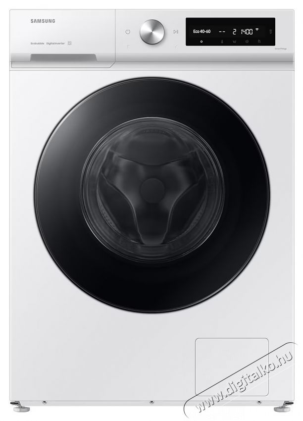 SAMSUNG Bespoke AI WW90DB7U34GWU4 Mos&oacute;g&eacute;p, 9 kg, 1400 ford./perc, A energiaoszt&aacute;ly, AI Ecobubble, Quick Bubble 39 perc, AI Control, Feh&eacute;r H&aacute;ztart&aacute;s / Otthon / K&uuml;lt&eacute;r - Mos&oacute;g&eacute;p / sz&aacute;r&iacute;t&oacute;g&eacute;p - El&ouml;lt&ouml;ltős norm&aacute;l (60cm-ig) mos&oacute;g&eacute;p - 537281