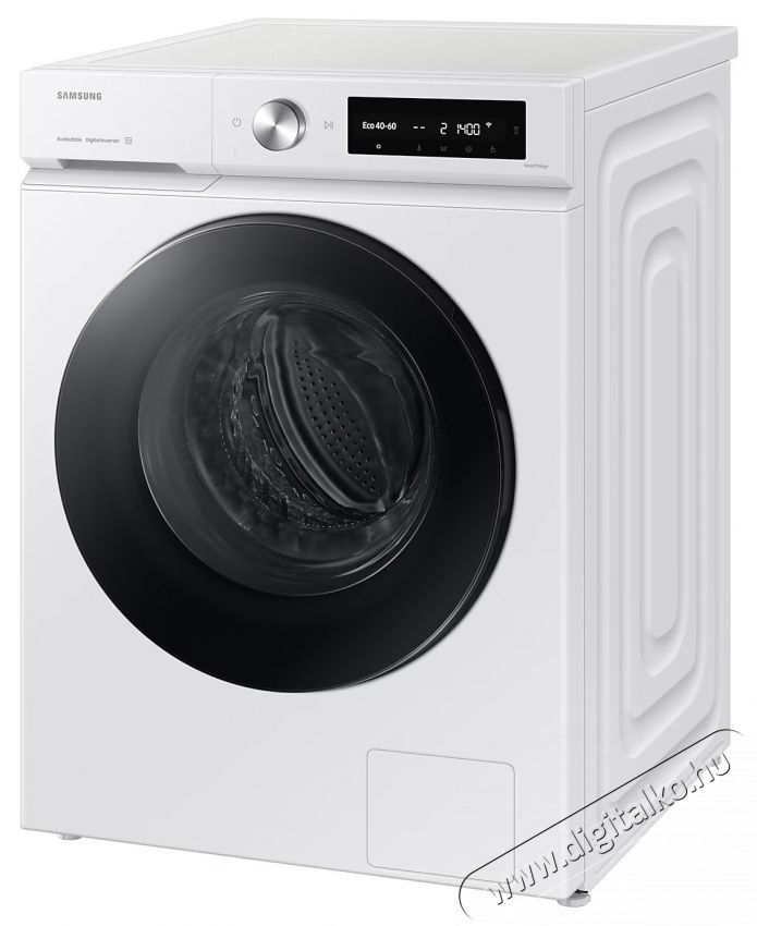 SAMSUNG Bespoke AI WW90DB7U34GWU4 Mos&oacute;g&eacute;p, 9 kg, 1400 ford./perc, A energiaoszt&aacute;ly, AI Ecobubble, Quick Bubble 39 perc, AI Control, Feh&eacute;r H&aacute;ztart&aacute;s / Otthon / K&uuml;lt&eacute;r - Mos&oacute;g&eacute;p / sz&aacute;r&iacute;t&oacute;g&eacute;p - El&ouml;lt&ouml;ltős norm&aacute;l (60cm-ig) mos&oacute;g&eacute;p - 537281