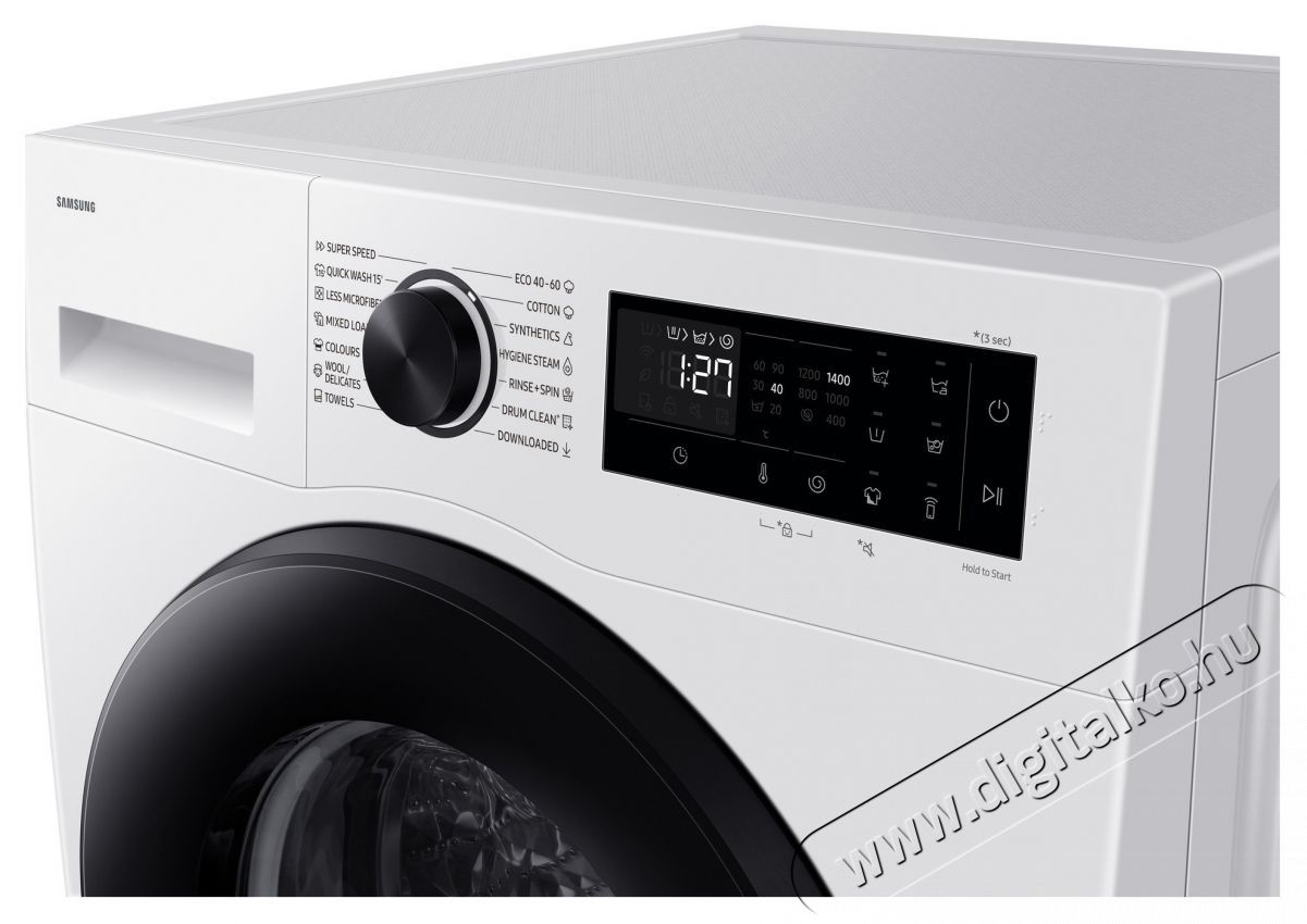 SAMSUNG WW10FG5U34AELE mos&oacute;g&eacute;p, 10 kg, 1400 RPM, LED, Hygiene Steam, Drum Clean+, AI Energy, AI Ecobubble, Digital Inverter Motor, A energiaoszt&aacute;ly, Feh&eacute;r H&aacute;ztart&aacute;s / Otthon / K&uuml;lt&eacute;r - Mos&oacute;g&eacute;p / sz&aacute;r&iacute;t&oacute;g&eacute;p - El&ouml;lt&ouml;ltős norm&aacute;l (60cm-ig) mos&oacute;g&eacute;p - 537274