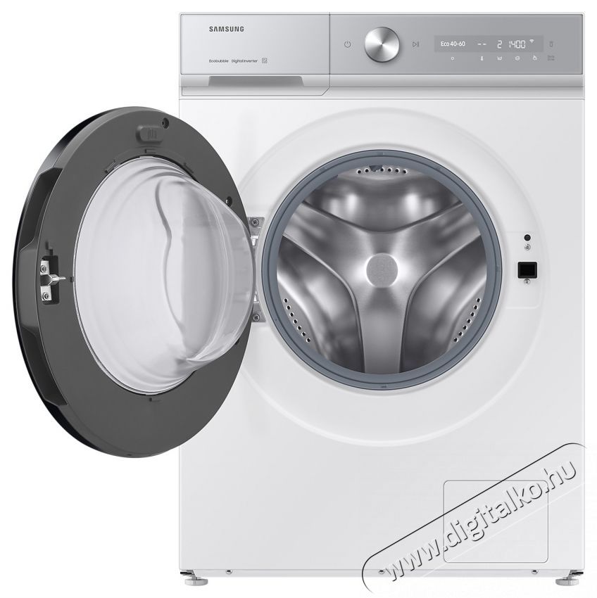 SAMSUNG WW11DB8B95GHU4 El&ouml;lt&ouml;ltős mos&oacute;g&eacute;p, 11 kg, 1400 ford./perc, A energiaoszt&aacute;ly, AI Wash, AI Ecobubble, automatikus adagol&aacute;s, feh&eacute;r H&aacute;ztart&aacute;s / Otthon / K&uuml;lt&eacute;r - Mos&oacute;g&eacute;p / sz&aacute;r&iacute;t&oacute;g&eacute;p - El&ouml;lt&ouml;ltős norm&aacute;l (60cm-ig) mos&oacute;g&eacute;p - 537277