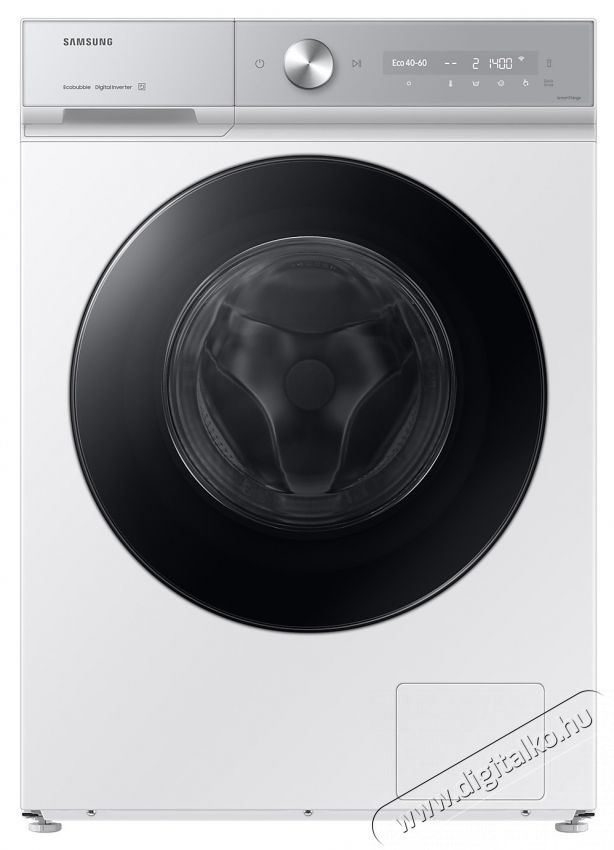 SAMSUNG WW11DB8B95GHU4 El&ouml;lt&ouml;ltős mos&oacute;g&eacute;p, 11 kg, 1400 ford./perc, A energiaoszt&aacute;ly, AI Wash, AI Ecobubble, automatikus adagol&aacute;s, feh&eacute;r H&aacute;ztart&aacute;s / Otthon / K&uuml;lt&eacute;r - Mos&oacute;g&eacute;p / sz&aacute;r&iacute;t&oacute;g&eacute;p - El&ouml;lt&ouml;ltős norm&aacute;l (60cm-ig) mos&oacute;g&eacute;p - 537277