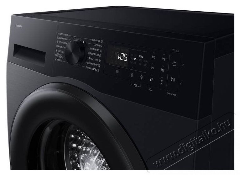 SAMSUNG WW80FG5L32ABLE Slim mos&oacute;g&eacute;p, 8 kg, 1200 rpm, Motor Digital inverter, AI Eco Bubble, WiFi SmartThings, AI Energy, A energiaoszt&aacute;ly, Fekete H&aacute;ztart&aacute;s / Otthon / K&uuml;lt&eacute;r - Mos&oacute;g&eacute;p / sz&aacute;r&iacute;t&oacute;g&eacute;p - El&ouml;lt&ouml;ltős norm&aacute;l (60cm-ig) mos&oacute;g&eacute;p - 537275