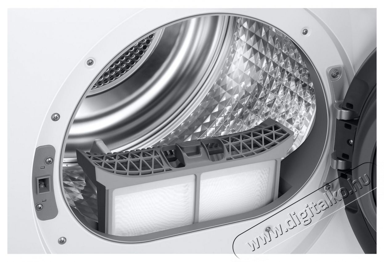 SAMSUNG DV90DG6845LKU4 Sz&aacute;r&iacute;t&oacute;g&eacute;p AI sz&aacute;r&iacute;t&aacute;ssal 9 kg, Feh&eacute;r H&aacute;ztart&aacute;s / Otthon / K&uuml;lt&eacute;r - Mos&oacute;g&eacute;p / sz&aacute;r&iacute;t&oacute;g&eacute;p - Sz&aacute;r&iacute;t&oacute;g&eacute;p - 530978
