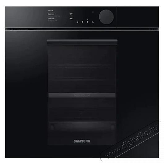 SAMSUNG NV75T8979RK/EF Be&eacute;p&iacute;thető elektromos s&uuml;tő, 75l, Infinite Line, Pirolitikus tiszt&iacute;t&aacute;s, Dual Cook, TFT 4.3  kijelző, WiFi, Soft Close Door, C energiaoszt&aacute;ly, Fekete Konyhai term&eacute;kek - S&uuml;tő-főzőlap, tűzhely (be&eacute;p&iacute;thető) - S&uuml;tő (be&eacute;p&iacute;thető) - 537990