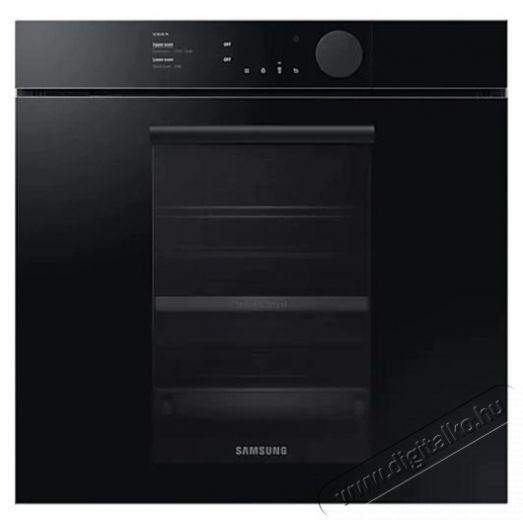 SAMSUNG NV75T8979RK/EF Be&eacute;p&iacute;thető elektromos s&uuml;tő, 75l, Infinite Line, Pirolitikus tiszt&iacute;t&aacute;s, Dual Cook, TFT 4.3  kijelző, WiFi, Soft Close Door, C energiaoszt&aacute;ly, Fekete Konyhai term&eacute;kek - S&uuml;tő-főzőlap, tűzhely (be&eacute;p&iacute;thető) - S&uuml;tő (be&eacute;p&iacute;thető) - 537990
