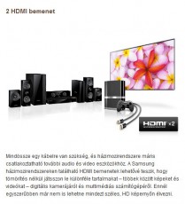 SAMSUNG HT-F6550W ht-f6550w 3d Blu-Ray házi-mozi rendszer Audio-Video / Hifi / Multimédia - Házimozi - Blu-Ray házimozi szett - 263996